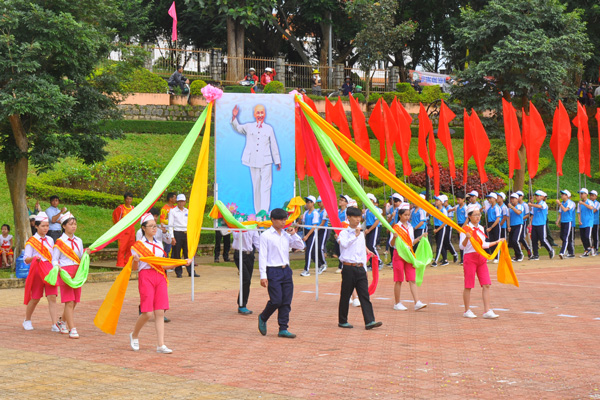 Một số hình ảnh tại Lễ khai mạc Đại hội TDTT thị trấn Di Linh