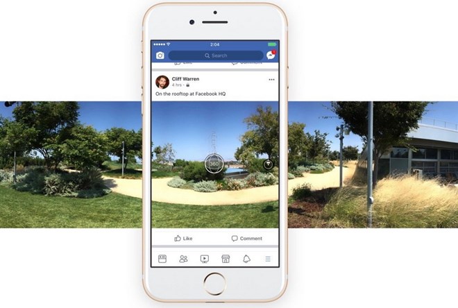 Facebook ra mắt chức năng chụp ảnh 360 độ trong ứng dụng