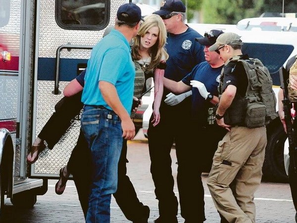 Một nạn nhân trong vụ xả súng. (Nguồn: washingtontimes.com)