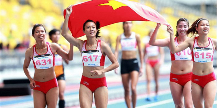 Điền kinh Việt Nam thành công rực rỡ tại Sea Games 29. Ảnh: Thể thao Văn hóa