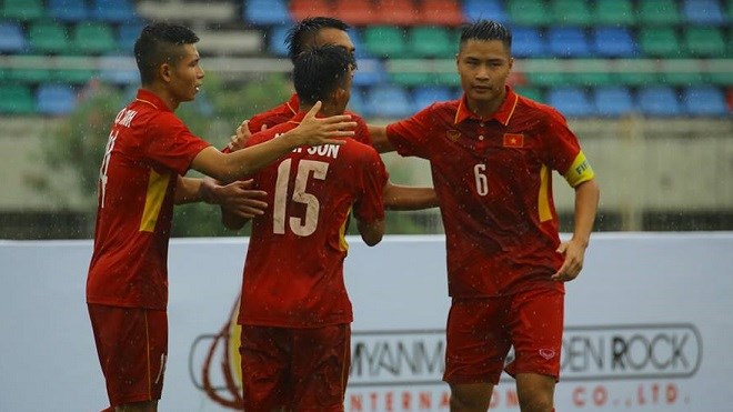 Đội tuyển U18 Việt Nam tạo &quot;cơn mưa bàn thắng&quot; trước U18 Brunei
