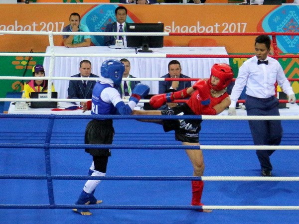 Bùi Yến Ly đoạt huy chương vàng Muay Thái ở AMIG 2017