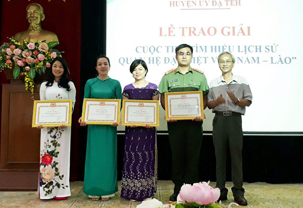 Đạ Tẻh: Gần 900 bài viết dự thi "Tìm hiểu Lịch sử quan hệ đặc biệt Việt Nam - Lào"