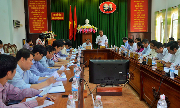 Đảng bộ huyện Di Linh: Đổi mới việc ban hành và thực hiện Nghị quyết