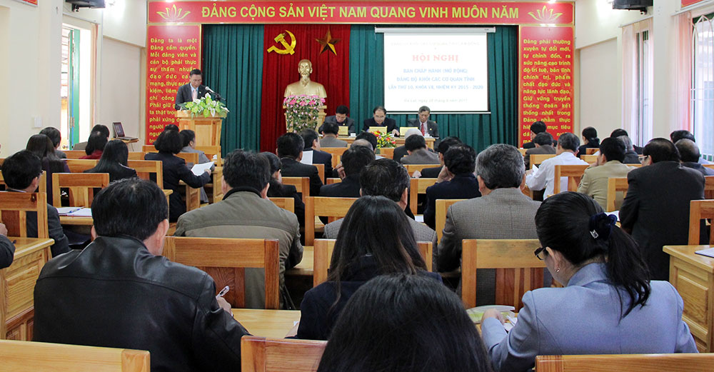 Đảng ủy Khối các Cơ quan tỉnh: Tiếp tục thực hiện có hiệu quả Nghị quyết TW 3