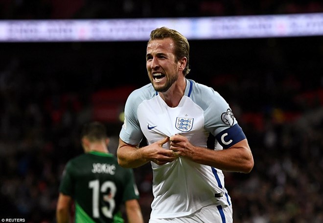 Kane tỏa sáng đưa Anh đến World Cup 2018. (Nguồn: Reuters)