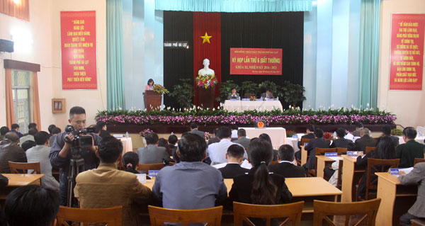 Toàn cảnh kỳ họp thứ 6 HĐND thành phố Đà Lạt khóa XI