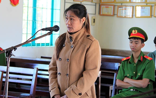 Bị cáo Nguyễn Thị Kim Ánh tại phiên tòa