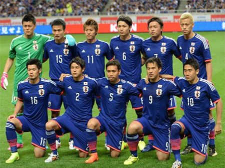 Đội tuyển Nhật Bản - đại diện duy nhất của châu Á vào vòng 1/8 (Nguồn: Internet)