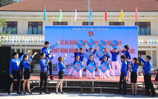 Tỉnh Đoàn Lâm Đồng tổ chức Lễ ra quân Tháng thanh niên năm 2018