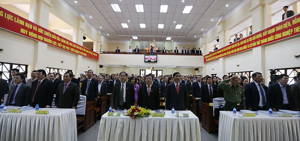Khai mạc trọng thể kỳ họp thứ 6, Hội đồng nhân dân tỉnh Lâm Đồng khóa IX