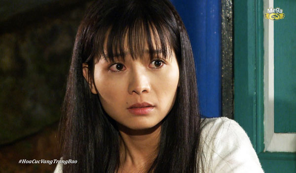 Diễn viên Khánh Hiền (vai Cúc) trong “Hoa Cúc vàng trong bão”