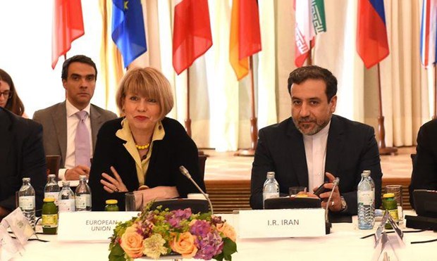 Giới chức EU, Iran họp bàn tháo gỡ căng thẳng hạt nhân