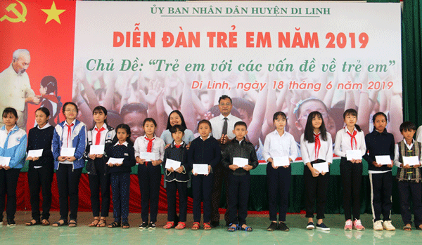 Di Linh tổ chức Diễn đàn đối thoại giữa trẻ em năm 2019