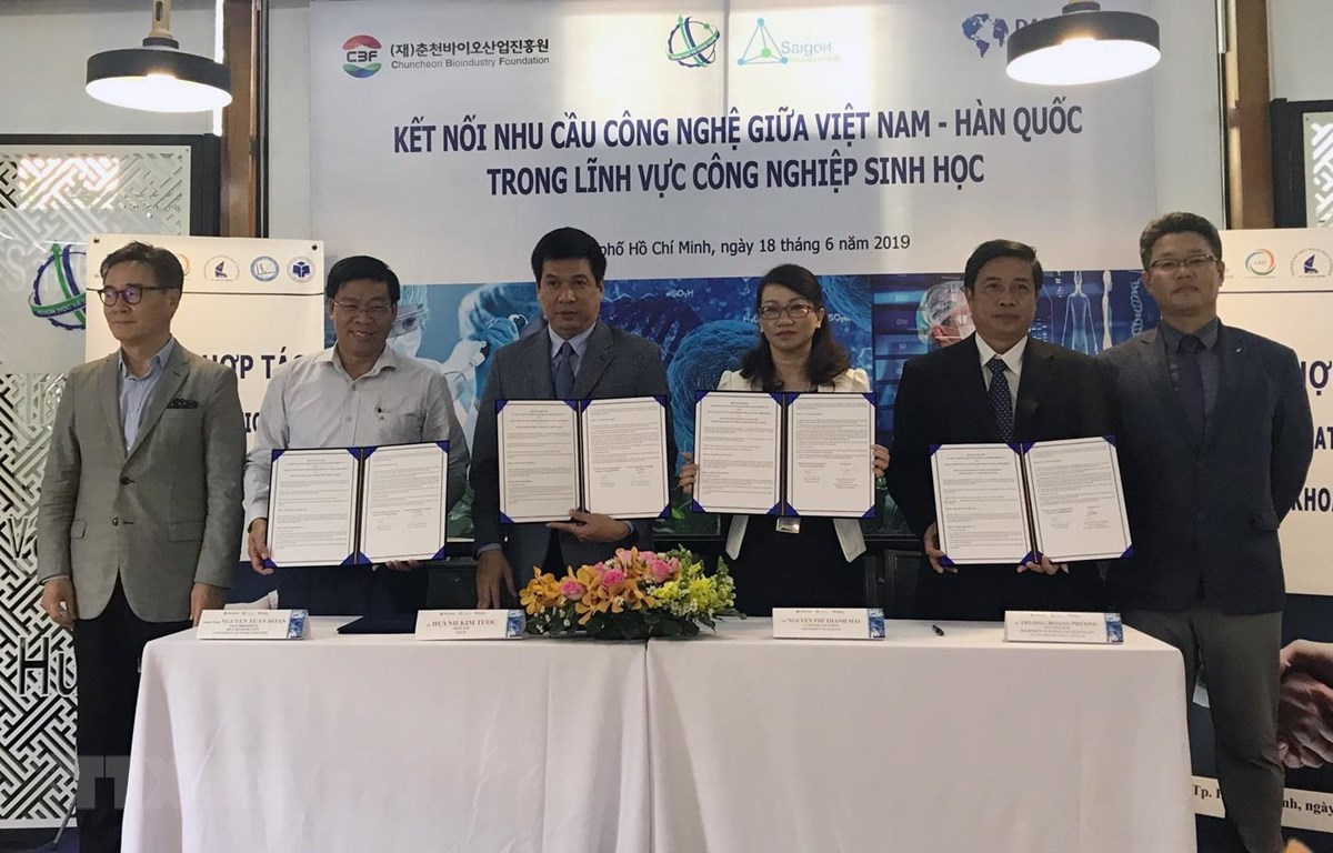 Kết nối hợp tác trong công nghệ sinh học giữa Việt Nam-Hàn Quốc