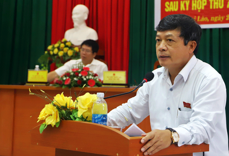  Chủ tịch UBND tỉnh, Trưởng Đoàn ĐBQH đơn vị tỉnh Lâm Đồng tiếp thu ý kiến, kiến nghị của cử tri
