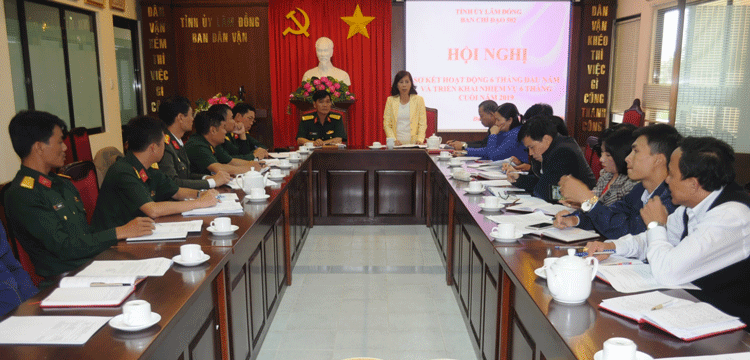 Sơ kết công tác phối hợp hoạt động của Ban Chỉ đạo 502 tỉnh Lâm Đồng