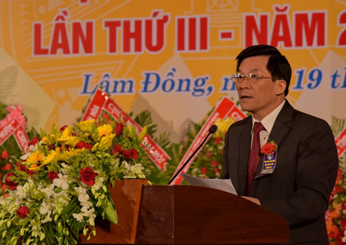 Đồng chí Nông Quốc Tuấn - Thứ trưởng, Phó Chủ nhiệm Uỷ ban Dân tộc phát biểu chỉ đạo tại hội nghị