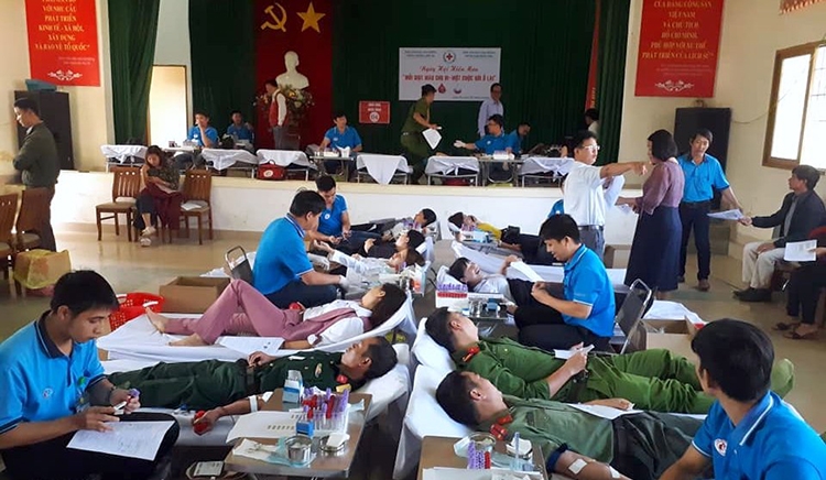 Lâm Hà 600 người tham gia Ngày hội hiến máu tình nguyện