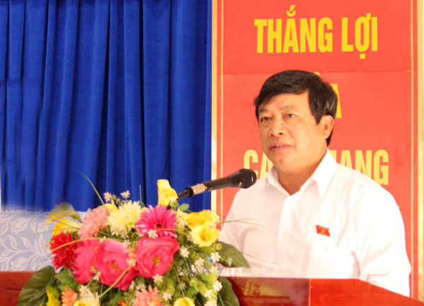 Trưởng đoàn ĐBQH tỉnh Lâm Đồng tiếp xúc cử tri phường B'Lao, thành phố Bảo Lộc