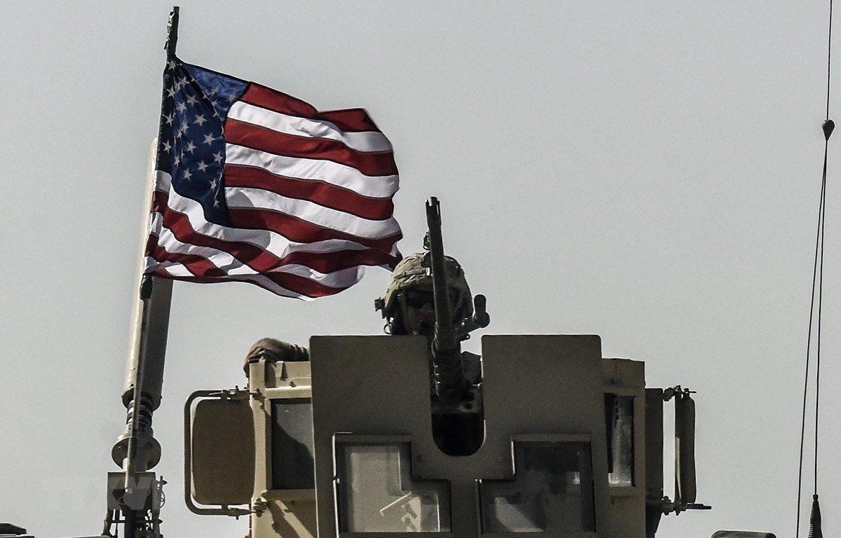 Binh sỹ Mỹ tại thị trấn Kobani, phía Bắc Syria ngày 29/9/2017