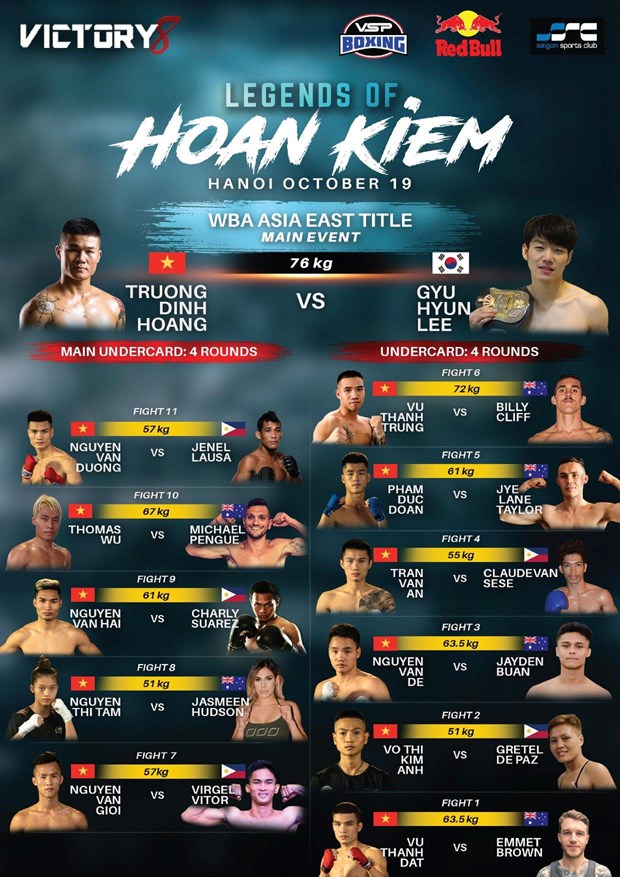 'Nam vương Boxing Việt' Trương Đình Hoàng so găng với tay đấm Hàn Quốc