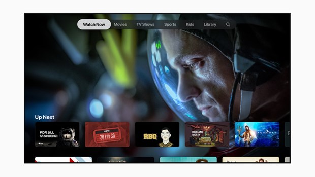 Giao diện dịch vụ Apple TV Plus