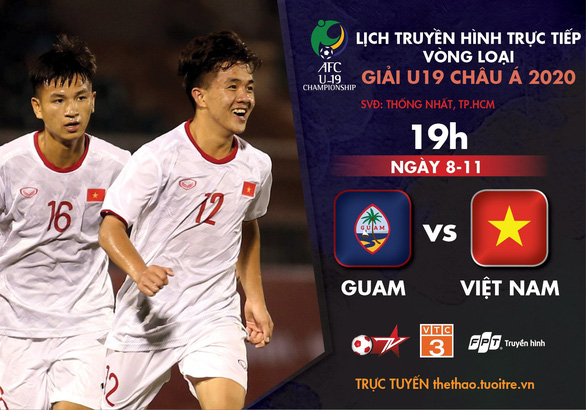 Lịch trực tiếp U19 Việt Nam - Guam: 3 điểm và hơn thế nữa!