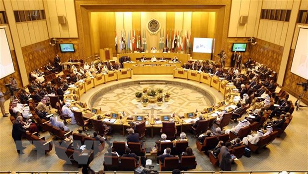 Toàn cảnh một phiên họp các Ngoại trưởng Liên đoàn Arab ở Cairo, Ai Cập