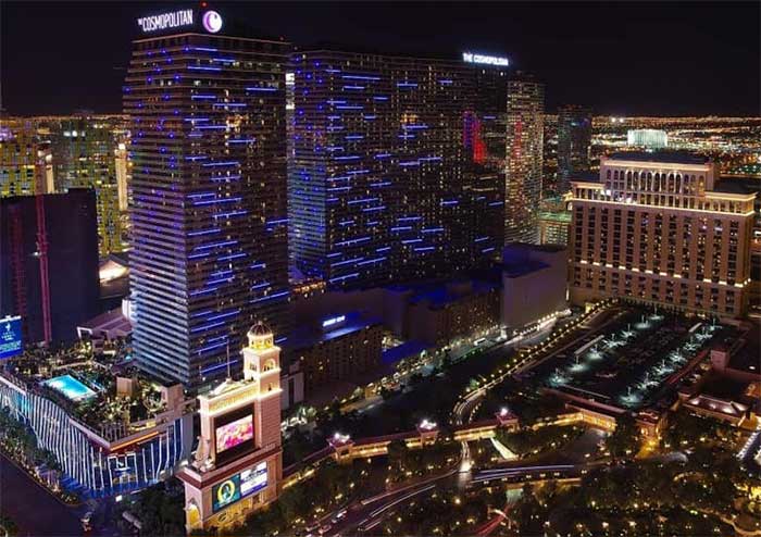 Đứng thứ 5 trong danh sách chính là Khách sạn Cosmopolitan ở "thánh địa bài bạc" Las Vegas, bang Neveda của Mỹ với chi phí xây dựng 4,4 tỷ USD