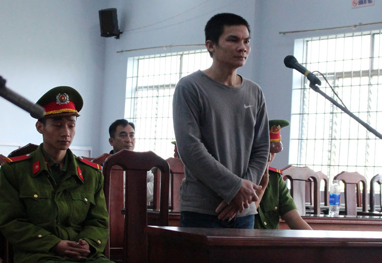 Bị cáo Tô Thanh Lân tại phiên tòa sơ thẩm ngày 14/11