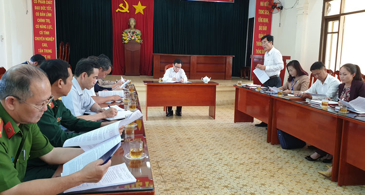 Ông Lê Trọng Tuấn – Phó Chủ tịch UBND TP Bảo Lộc báo cáo tiến độ triển khai Tuần Văn hóa Trà và Tơ lụa 2019