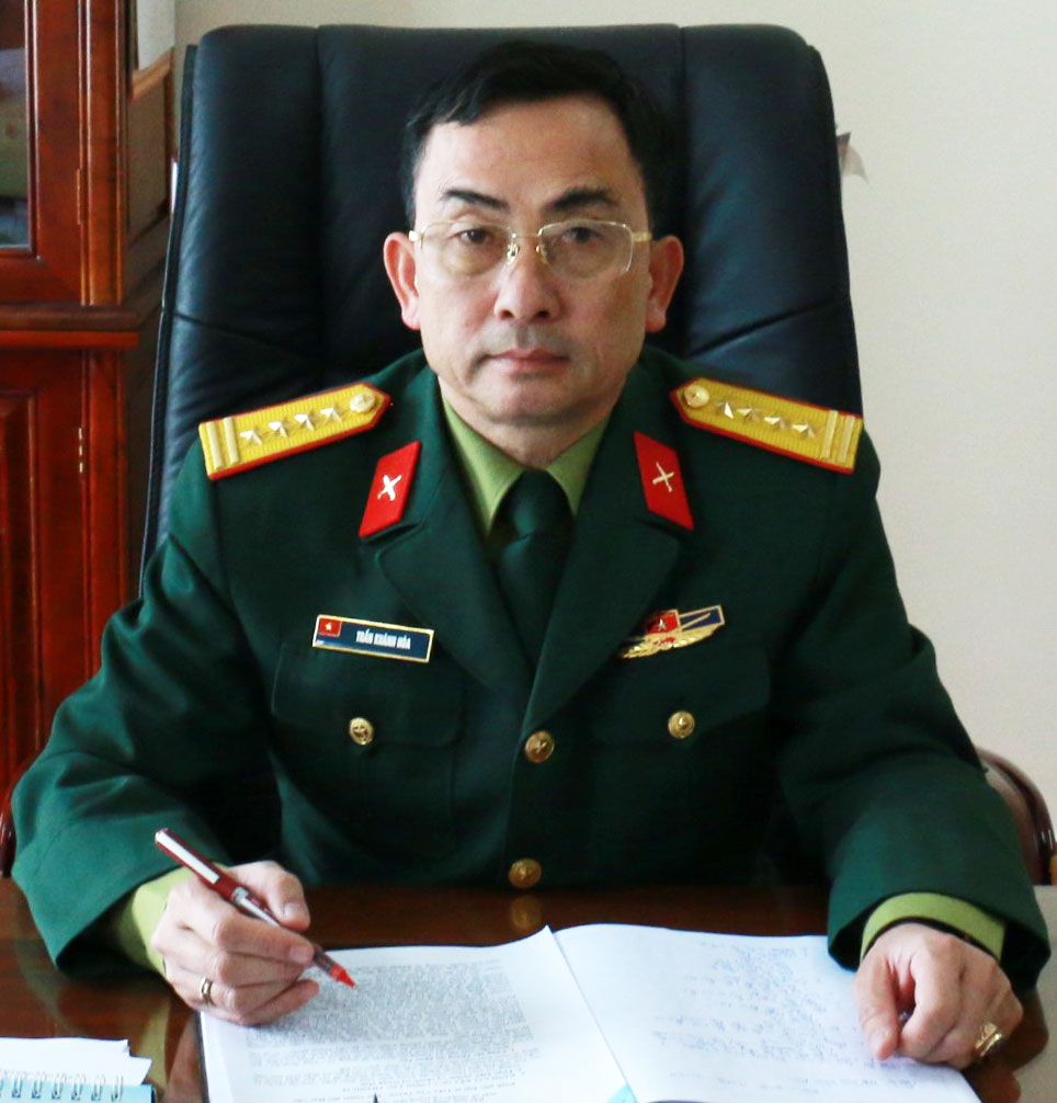 Đại tá, PGS, TS Trần Khánh Hòa - Trưởng Phòng Thông tin khoa học quân sự.