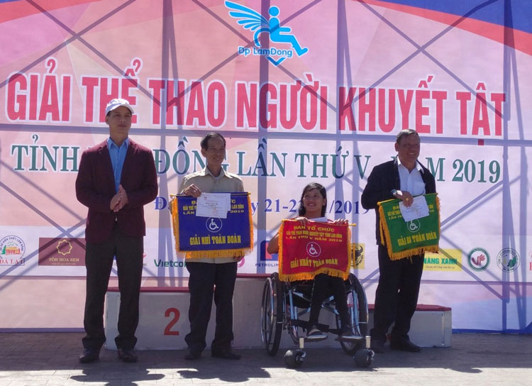 Đà Lạt dẫn đầu toàn đoàn Giải Thể thao Người khuyết tật Tỉnh Lâm Đồng