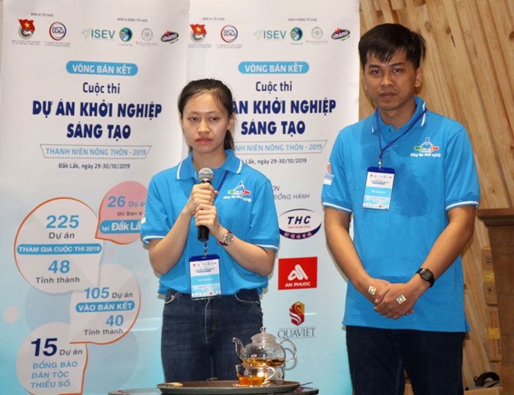 Lâm Đồng có 2 dự án đạt giải khuyến khích Dự án khởi nghiệp sáng tạo thanh niên nông thôn