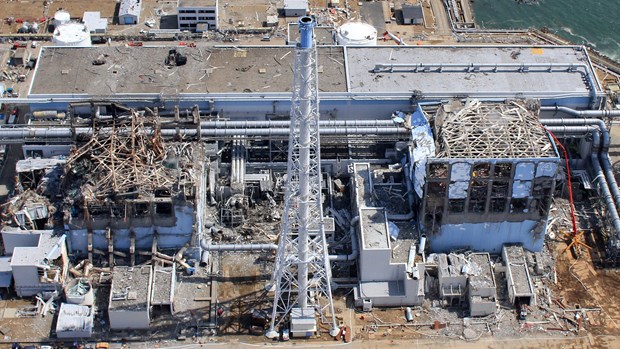 Nhà máy điện hạt nhân bị tàn phá tại Fukushima