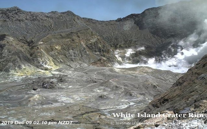 Núi lửa phun trào tại New Zealand: Số người thiệt mạng tiếp tục tăng