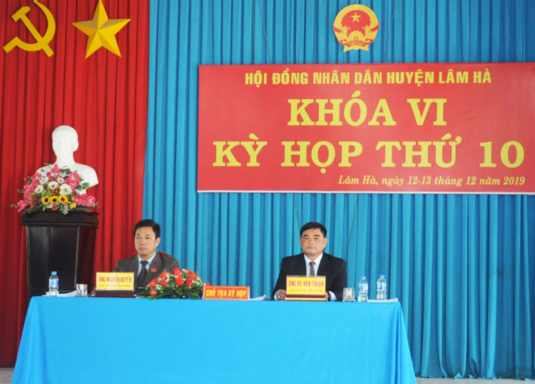 HĐND huyện Lâm Hà khóa VI khai mạc kỳ họp lần thứ 10