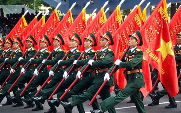75 năm Quân đội nhân dân Việt Nam anh hùng vững bước dưới lá cờ vinh quang của Đảng
