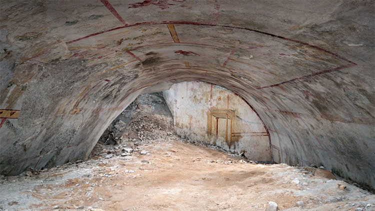 Phát hiện căn phòng bí ẩn bên trong cung điện ngầm của bạo chúa La Mã