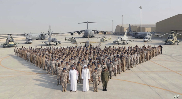 Căn cứ không quân Al Udeid ở Qatar là căn cứ quân sự lớn nhất của Mỹ ở Trung Đông