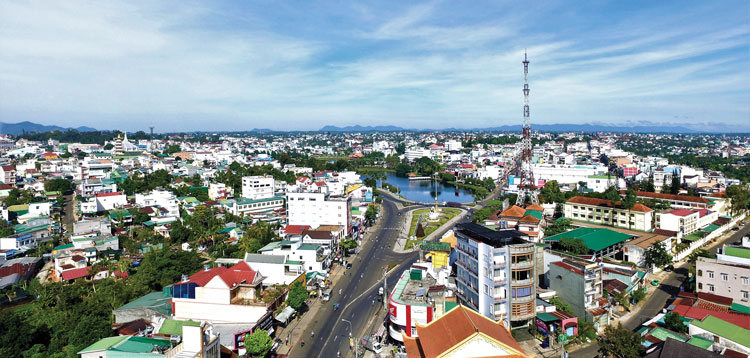 Bảo Lộc xứng tầm đô thị trung tâm phía Nam Lâm Đồng. Ảnh: Khánh Phúc