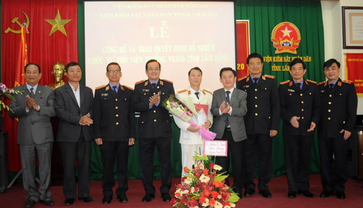Bổ nhiệm Phó Viện trưởng Viện KSND tỉnh Lâm Đồng