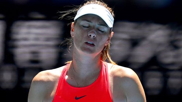 Sharapova chia tay Australian Open 2020 dừng bước ngay từ vòng 1
