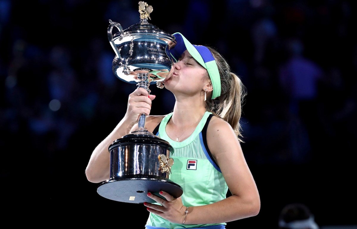 Sofia Kenin vô địch Australian Open 2020.