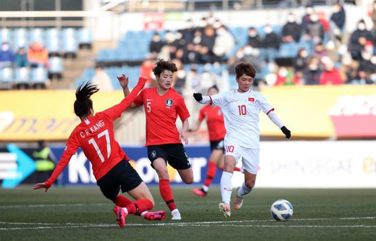 Tuyển nữ Việt Nam thua 0-3 Hàn Quốc dù thi đấu rất nỗ lực