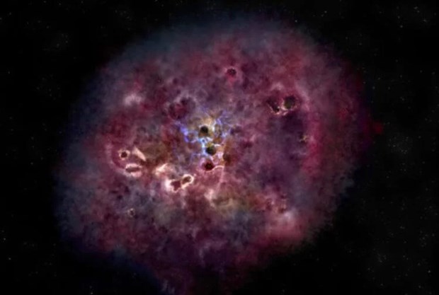 Phát hiện thiên hà khổng lồ tồn tại ở thời kỳ đầu hình thành vũ trụ