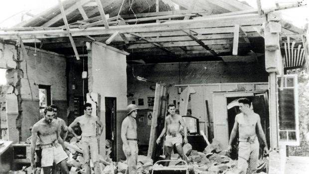 Ngôi nhà bị bom phá hủy trong cuộc tấn công vào Darwin ngày 19/2/1942