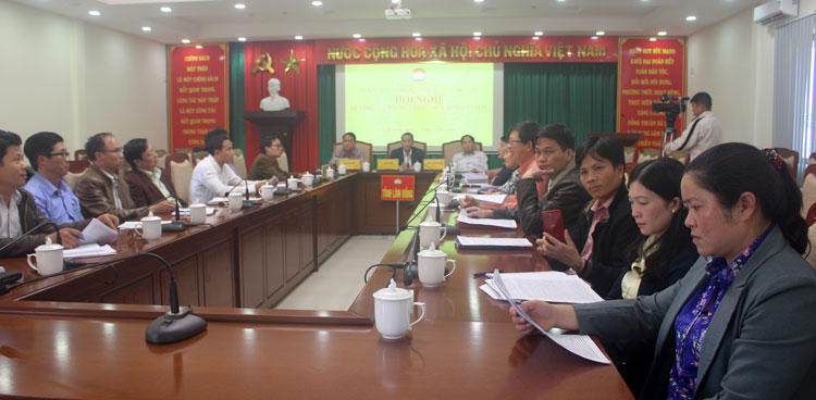 Các đại biểu tham dự trực tuyến tại đầu cầu Lâm Đồng