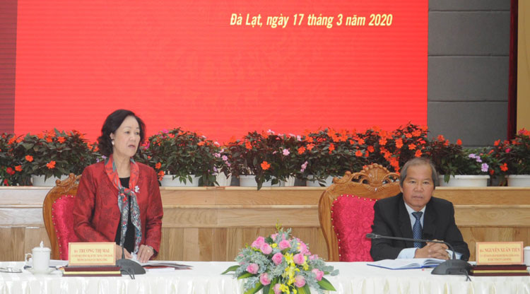 Đoàn công tác Ban Bí thư Trung ương Đảng làm việc tại Lâm Đồng